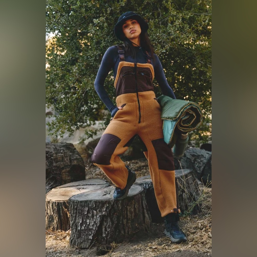 Free People Hit The Slopes Overalls NWT